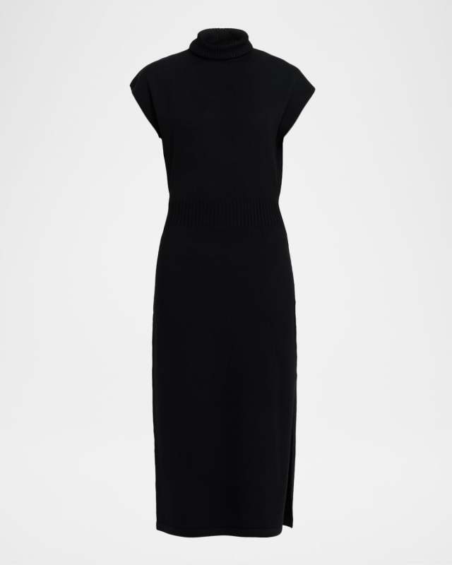 Natalie Merino Turtleneck Midi Dress